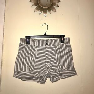 Jolt Striped Flowy Shorts